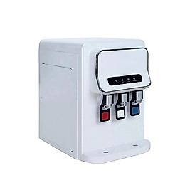 Tezgah Üstü Sıcak Soğuk Ve Normal Su Çıkışlı 3 Musluklu Arıtmalı Su Sebili